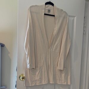 Anne Klein Cream Textured Knitwear